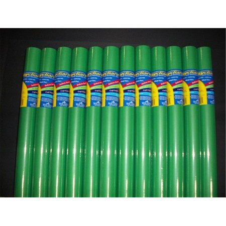 Plushdeluxe Raydiant Fade Resistant Art Rolls - Bright Green - 24 x 12 in., 12PK PL3187976